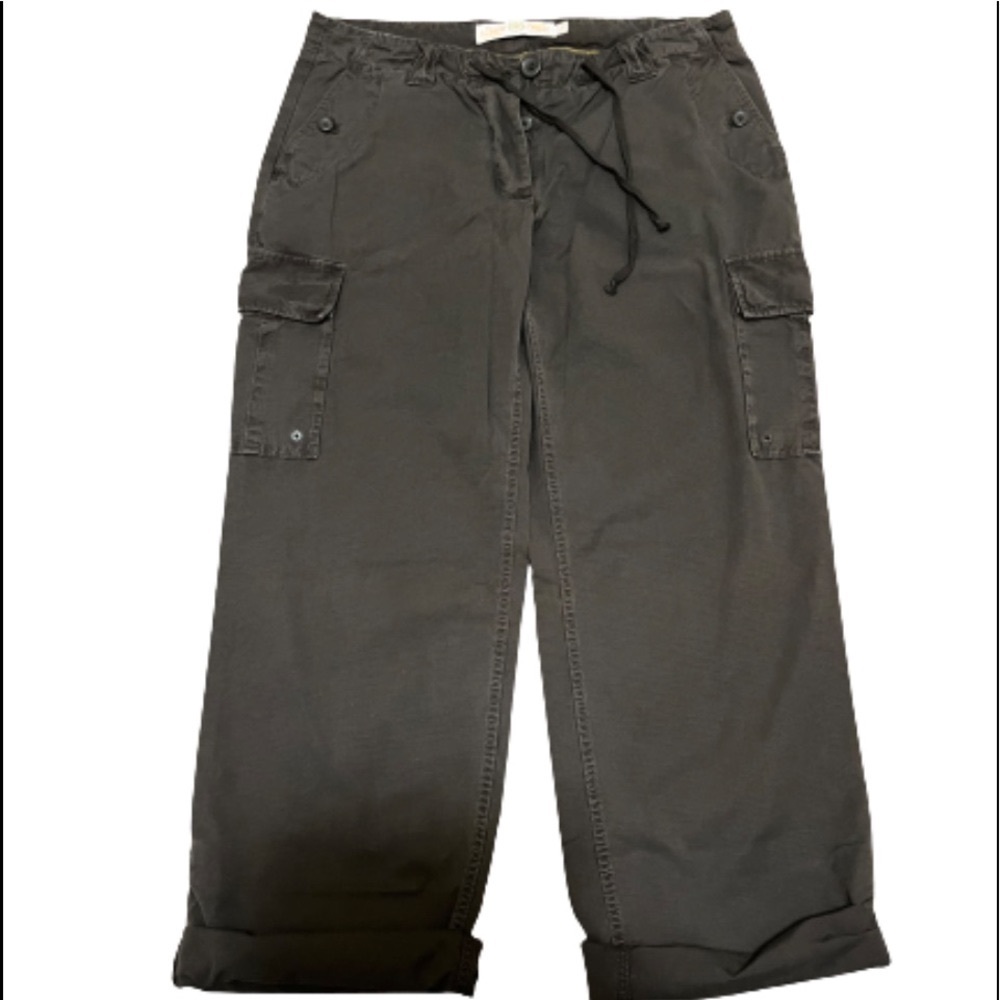 J.Crew Chino Cargo City Fit Roll Up Capri Pants